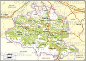 carte ariege